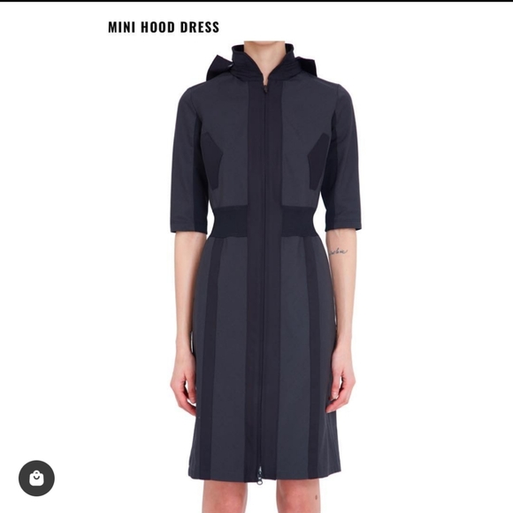 Staci Snider Dresses & Skirts - Staci Snider designer tailored mini hooded dress sz large